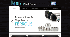 Desktop Screenshot of nikosteelcentre.com